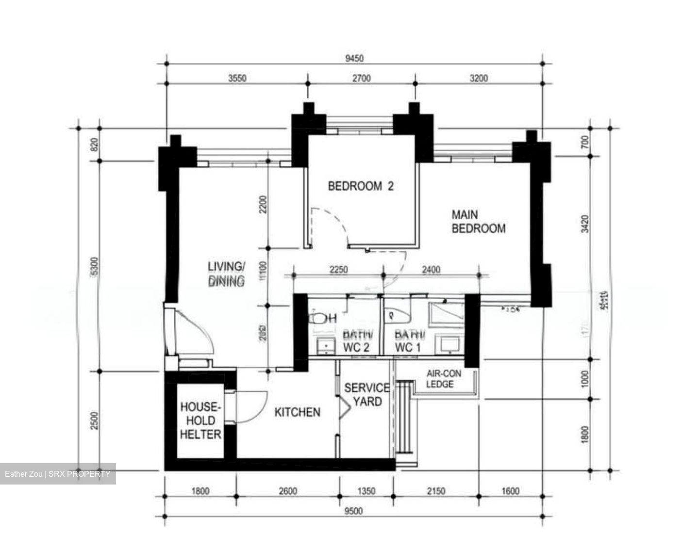 Blk 32 Skyresidence @ Dawson (Queenstown), HDB 3 Rooms #591777091